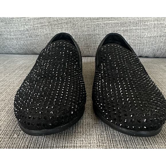 Steve Madden Caviar Rhinestone Smoking Loafer Mens Size 12 main image 4